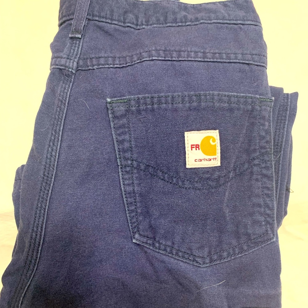 Size 30X32.  Carhartt flame resistant cargo work pants